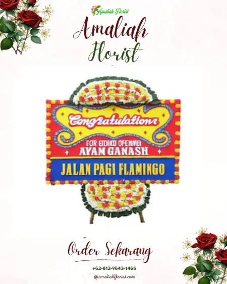 Sewa Papan Bunga Disanah